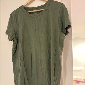 Aerie Sage Green Crew Neck Tee